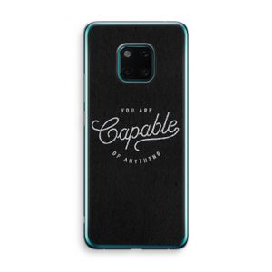 Capable: Huawei Mate 20 Pro Transparant Hoesje