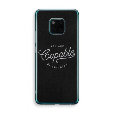 Capable: Huawei Mate 20 Pro Transparant Hoesje