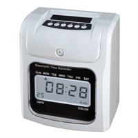 LCD-scherm elektronische prikklok kaart Engelse aanwezigheid Machine Punch papiermachine ondersteuning muziek Bell