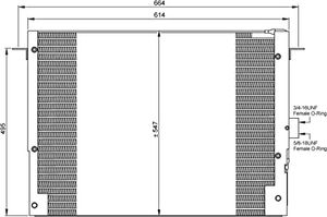 Condensor, airconditioning 35657