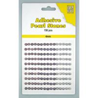 Nellie's Choice • adhesive pearls 150stuks/sheet 4mm 3 tones violet