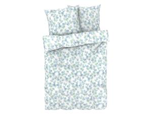 LIVARNO home Microvezel-satijnen dekbedovertrek 200 x 200 cm (Bladeren)