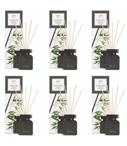 IPuro 6 stuks geurdiffuser black bamboo 100 ml