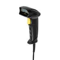 Nedis Barcodescanner | Laser | Bedraad | 1D Lineair | USB 2.0 | 1 stuks - BSCN1D100BK BSCN1D100BK - thumbnail