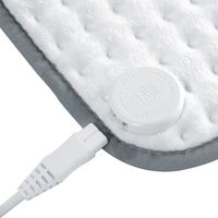Inventum HNK18 elektrische deken/kussen Elektrische beddenpan 100 W Grijs, Wit Fleece - thumbnail