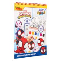 Canenco Spidey water verfset boek - incl kwast Canenco Spidey water verfset boek - incl kwast
