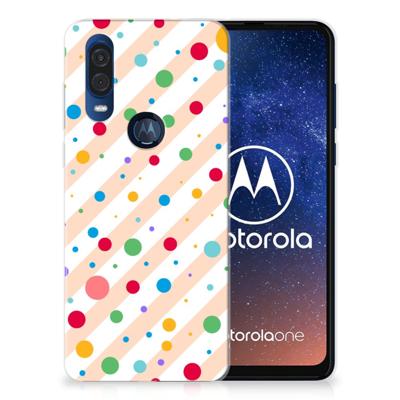 Motorola One Vision | TPU bumper | Dots