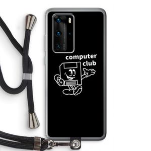 Floppyhead: Huawei P40 Pro Transparant Hoesje met koord