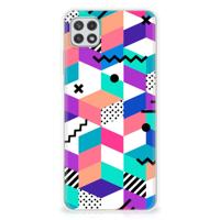 Samsung Galaxy A22 5G | TPU Hoesje | Blokken Kleurrijk