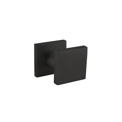 Intersteel Vierkante voordeurknopCastor eenzijdige montage aluminium zwart - 0023.392912