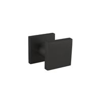 Intersteel Vierkante voordeurknopCastor eenzijdige montage aluminium zwart - 0023.392912 Intersteel Vierkante voordeurknopCastor eenzijdige montage aluminium zwart - 0023.392912