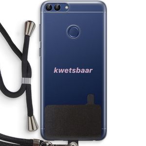 kwetsbaar: Huawei P Smart (2018) Transparant Hoesje met koord