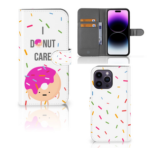 iPhone 15 Pro Max Book Cover Donut Roze