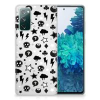 Silicone Back Case Samsung Galaxy S20 FE Silver Punk
