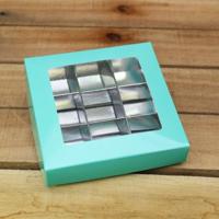 Bonbon doosjes - Chocolade doosje - Zeegroen 135 basic - 24 stuks