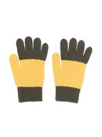 Il Gufo gants à design colour block - Jaune