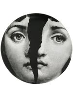 Fornasetti assiette imprimée - Noir