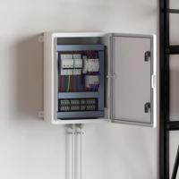 VidaXL Bedieningskast grijs 47 x 20 x 60 cm abs kunststof