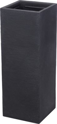 Bloempot kubus quadr dia 30 cm, hoogte 80 cm Grijs - Nampook