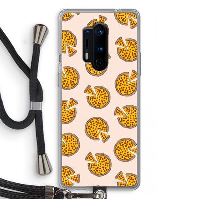 You Had Me At Pizza: OnePlus 8 Pro Transparant Hoesje met koord