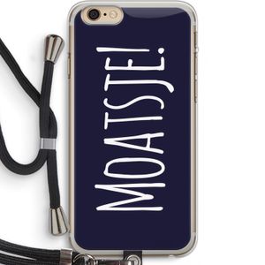Moatsje!: iPhone 6 PLUS / 6S PLUS Transparant Hoesje met koord