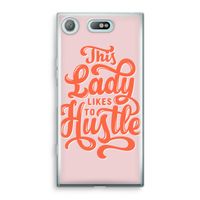 Hustle Lady: Sony Xperia XZ1 Compact Transparant Hoesje