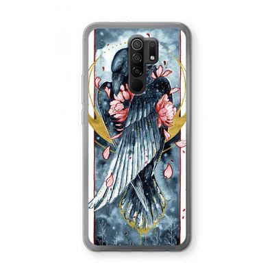 Golden Raven: Xiaomi Redmi 9 Transparant Hoesje