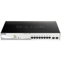 D-Link DGS-1210-10MP Managed L2 Gigabit Ethernet (10/100/1000) Power over Ethernet (PoE) Zwart, Grijs - thumbnail