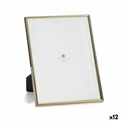 Fotolijsten Gouden Kristal Staal (15,5 x 28 x 22,9 cm) (12 Stuks)