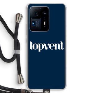 Topvent Navy: Xiaomi Mi Mix 4 Transparant Hoesje met koord