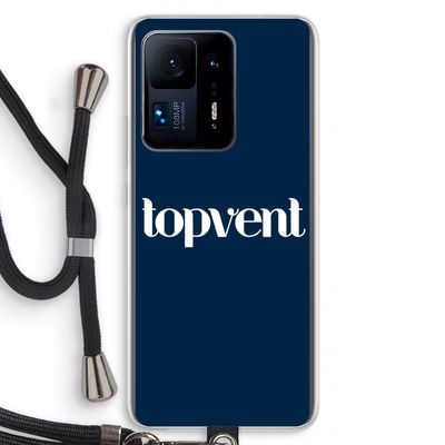 Topvent Navy: Xiaomi Mi Mix 4 Transparant Hoesje met koord
