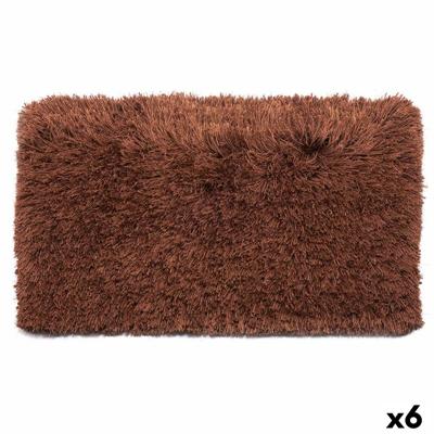 Tapijt Bruin Katoen Polyester 50 x 2 x 80 cm (6 Stuks)
