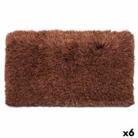 Tapijt Bruin Katoen Polyester 50 x 2 x 80 cm (6 Stuks)