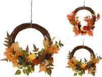 Herfstkrans Bladeren Ø40cm Assorti 1st