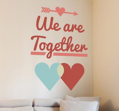 Sticker we are together