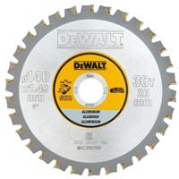 DeWALT Cirkelzaagblad voor Aluminium | Ø 140mm Asgat 20mm 30T - DT1910-QZ