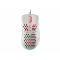 Muis met Kabel en Optische Sensor Genesis Krypton 555 Wit 8000 dpi (1 Stuks)