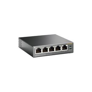 TP-LINK TL-SF1005P Unmanaged Fast Ethernet (10/100) Power over Ethernet (PoE) Zwart netwerk-switch