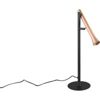 LED Tafellamp - Tafelverlichting - Trion Fato - 3W - Aanpasbare kleur - 400 lumen - Mat Zwart - Metaal