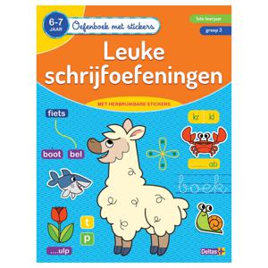 Deltas Oefenboek met Stickers Leuke Schrijfoefeningen (6-7 jaar)