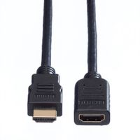 VALUE HDMI High Speed Cable met Ethernet M-F, 2 m - thumbnail