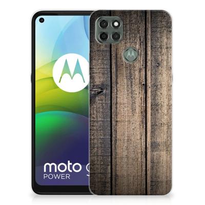 Motorola Moto G9 Power | Bumper Hoesje | Steigerhout