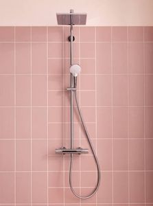 Hansgrohe Crometta E opbouw regendouche met thermostaat chroom