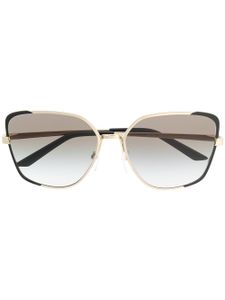 Prada Eyewear lunettes de soleil à monture oversize - Noir