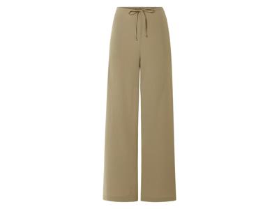 esmara Dames broek - Wide leg (Kaki, S (36/38))