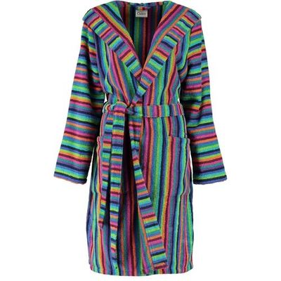 Cawö Cawö Dames Badjas kort met Capuchon 7049 Multi 38