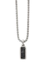 David Yurman collier Streamline en argent sterling serti de diamants - thumbnail