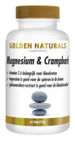 Golden Naturals Supplementen Magnesium & Crampbark 60Tabletten