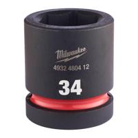 Milwaukee ShockWave™ Krachtdop 1" kort | 34 mm - 4932480412