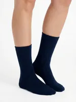 Teckel 2-paar Badstof sokken dames - Geheel badstof - Warme winter sokken - Huissokken